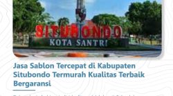 Jasa Sablon Tercepat di Kabupaten Situbondo Termurah Kualitas Terbaik Bergaransi