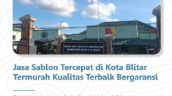 Jasa Sablon Tercepat di Kota Blitar Termurah Kualitas Terbaik Bergaransi